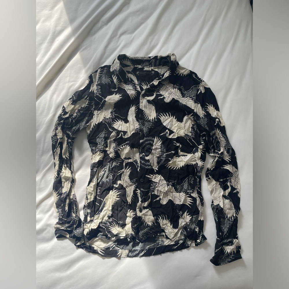 All Saints Crane Button Down (Size S)